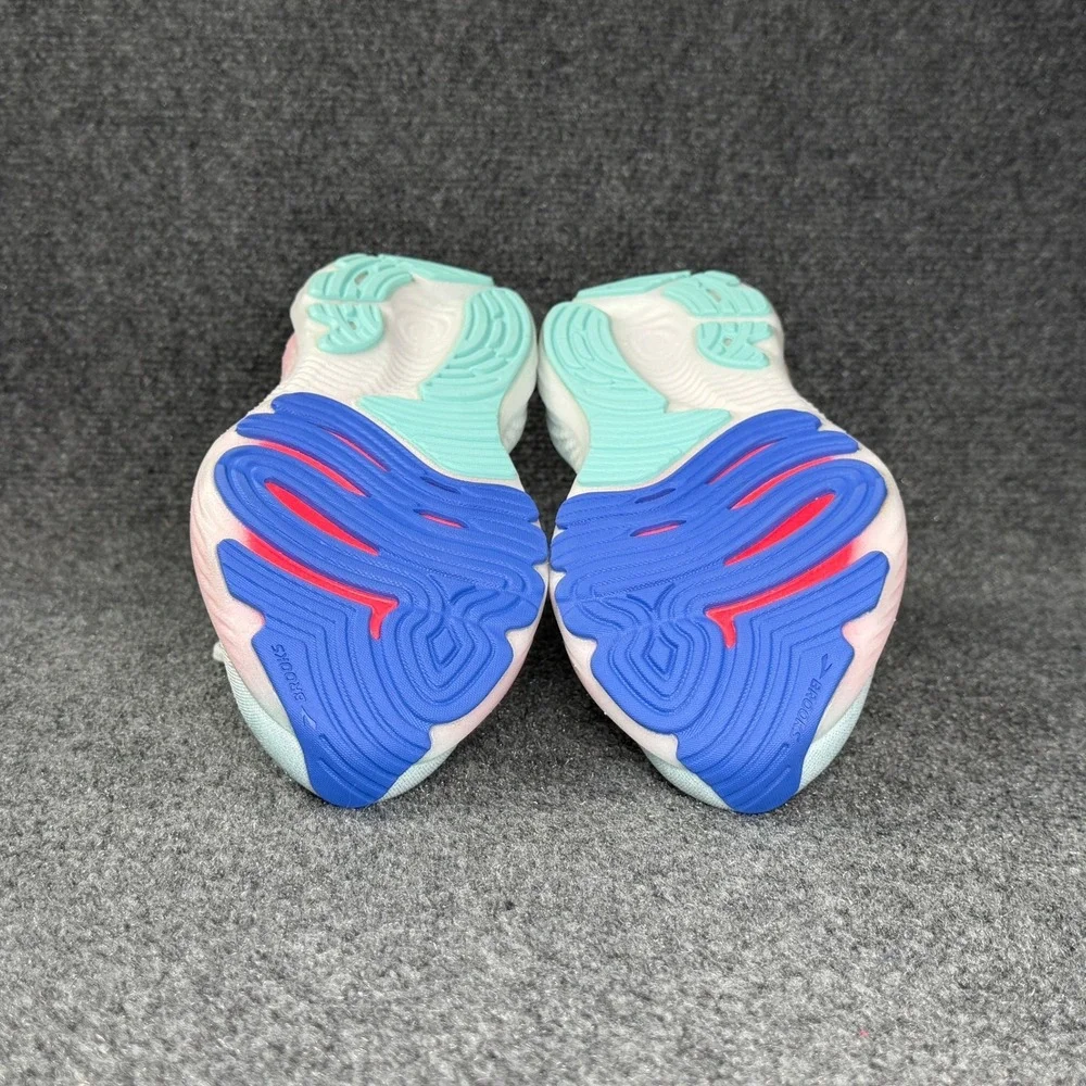 Brooks Glycerin GTS 22 Running Shoes Women's 9D White Limpet Shell Amparo Blue